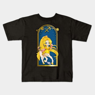 design inspired by the zodiac sign sagittarius Kids T-Shirt